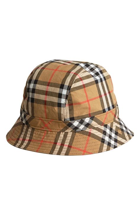 how to spot a fake burberry bucket hat|burberry vintage check bucket hat.